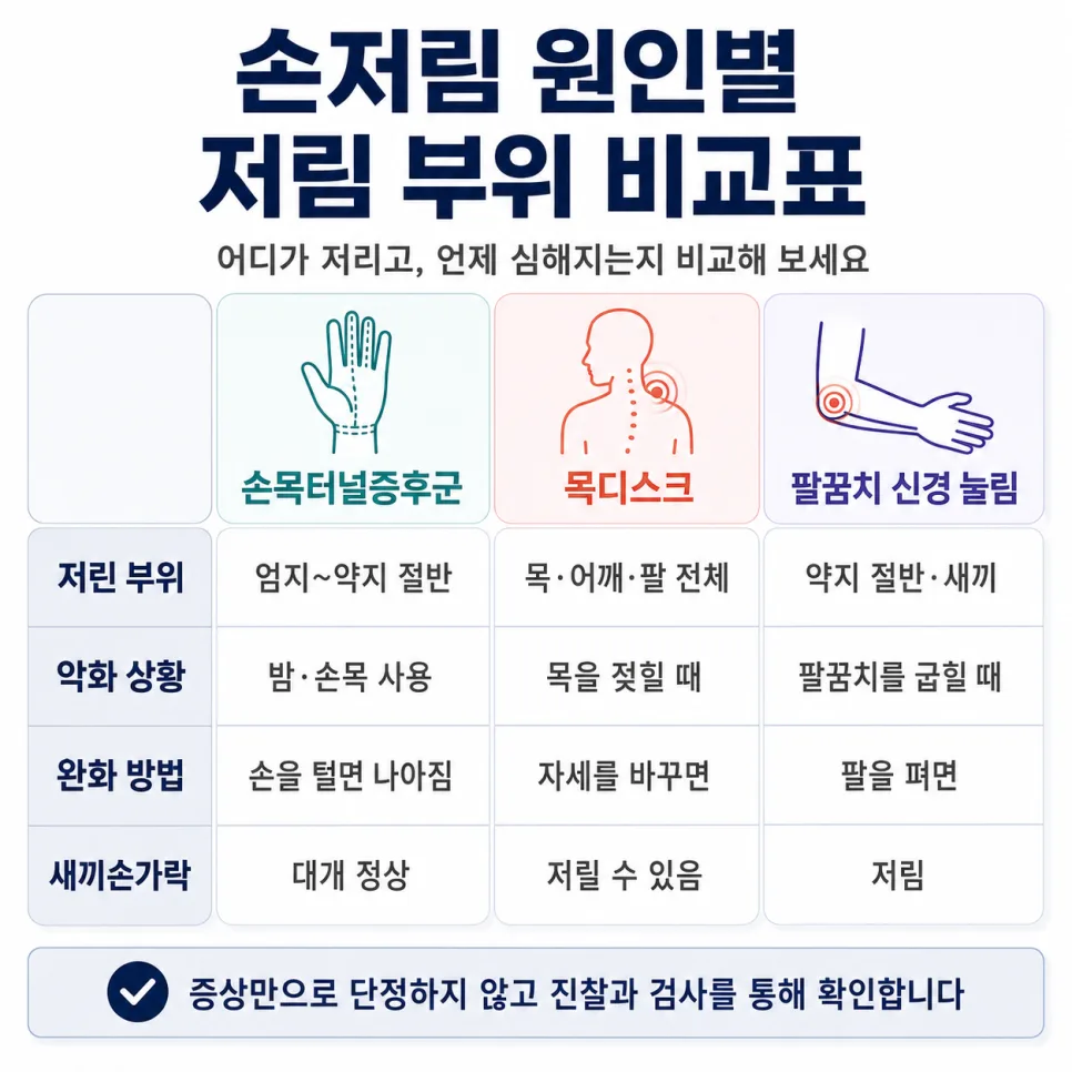 이수역 목디스크와 손목터널증후군, 저린 손가락으로 구분하는 법 관련 사진 4